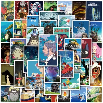 10/50/100vnt Japonų Anime Ghibli Hayao Lipdukai Miyazaki Totoro Atkakli Toli Princesė Mononoke KiKi Kanceliarinės prekės Lipdukas, Decal