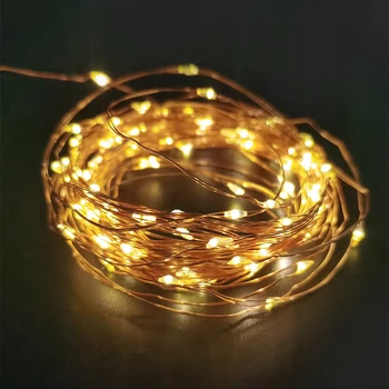100 Led String Žibintai USB Pasakų Šviesos Girlianda, Patalpų Dekoro Kalėdų, Vestuvių, Gimtadienio, Žibintai, Apdailos Vandeniui LED Šviesos