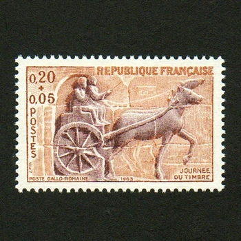 1Pcs/Set Naujas Prancūzija Pašto Antspaudo 1963 Stagecoach Į Galijos Romėnų Laikų Graviravimas Pašto Ženklų MNH