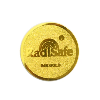 2020hot produktas tikrai darbo shiled Radisafe 99.8%24K-Gold Radi Saugi stabdžių spinduliuotės lipdukas 5vnt/daug laisvo shppin