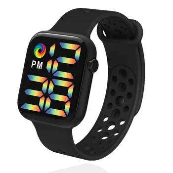 2021 Naujas Vyrų Rankiniai Laikrodžiai LED Skaitmeninio Verslo Žiūrėti Vyrams, Sporto Silikono Dirželis Žiūrėti Elektroninis Laikrodis Hodinky Reloj Hombr