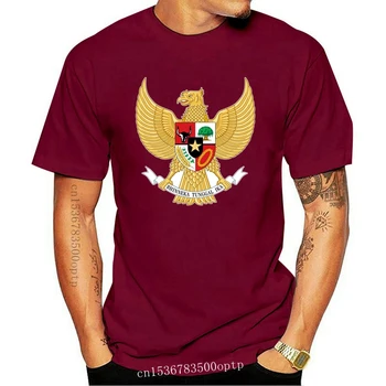 2022 Indonezijos Herbas T-Shirt Marškinėliai Nemokamai Lipdukas Indonezijos Vėliava IDN Medvilnės Marškinėliai Nemokamas Pristatymas