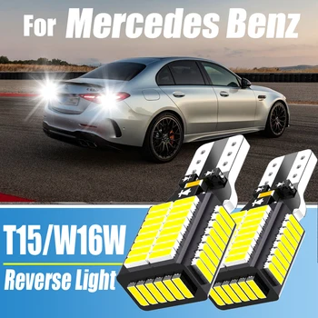 2vnt W16W T15 LED Atbulinės Šviesos Blub Canbus Atsarginė Lempa Mercedes Benz E M R S Klasės W212 A207 C207 S212 W166 W251 V251 W221