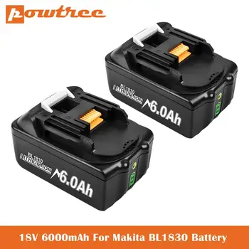 3.0/4.0/6.0/9.0 Ah Ličio jonų Pakeitimo Makita 18V Baterijas BL1850 BL1830 BL1860 LXT400 Belaidžius Grąžtai L50