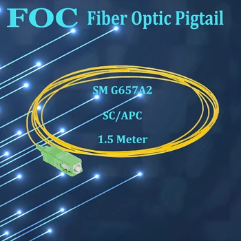 50Pcs Optinio Pluošto Priedai Optinio Pluošto Galiuku Singlemode SM SC/APC Galiuku 3mm, 2 Metrų