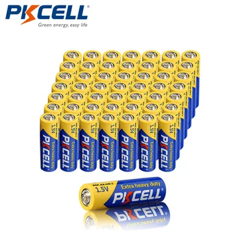 50Pcs x PKCELL R6P 1,5 V Super Sunkiųjų Baterija Anglies-Cinko AA vienkartinio Naudojimo Sausas Baterija Baterijos