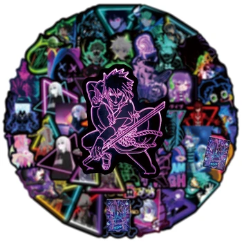 50pcs Neon Sumaišykite Anime Mano Herojus akademinės bendruomenės Grafiti Lipdukai Automobilio Kompiuterį, Telefoną, Dviratį Laptopo Kietas, atsparus Vandeniui Lipdukas Vaikams