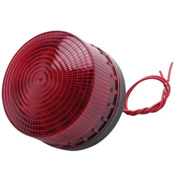 AC 220V Pramonės LED Blykstė Blykstės Šviesos Avarijos Įspėjimo Lemputė Raudona LTE-5061 De