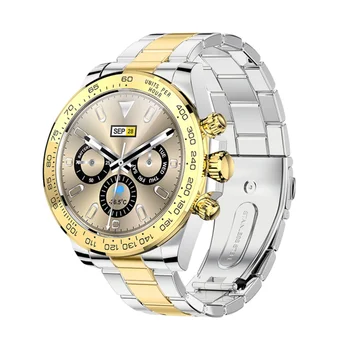 AW13 Smart Watch Vyrų Verslo Apyrankė 1.28 Colių Ekranas, atsparus Vandeniui Nerūdijančio Plieno Smartwatch Širdies ritmo 