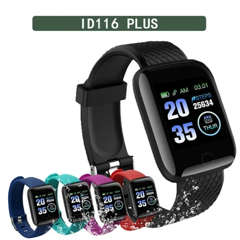 D13 Smart Žiūrėti Moterims, Vyrams, Vaikams, Širdies ritmas, Kraujo Spaudimo Monitorius 116Plus Vandeniui Sporto Smartwatch Watch Laikrodis skirta 