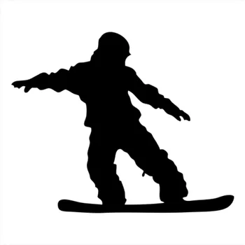 Dailiojo Čiuožimo, Slidinėjimo Snowboarding Lipdukai Automobilio Lango Stiklo Kūno papuošalai Decal Priedai CL362