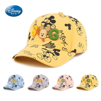 Disney Mickey Mouse Animacinių Filmų Spausdinti Mielas Kūdikis Beisbolo Kepurė Berniukams, Mergaitėms, Rudenį, Pavasarį Bamblys Vaikų Hip-Hop Bžūp Vaikams, Saulės, Skrybėlę