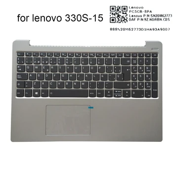 Ispanijos apšvietimu klaviatūra Lenovo IdeaPad 330S 15 15ISK 330S-15IKB 330S-15ARR PC5CB SPA Ispanija Klaviatūros didžiąsias 5CB0R34789