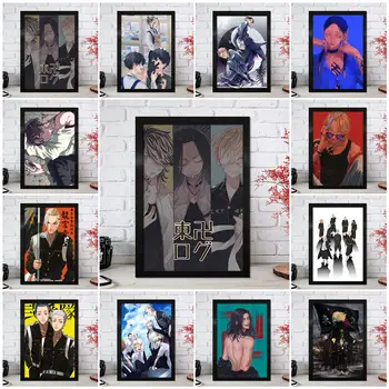 Japonija Klasikinis Anime Tokyo Revengers Manjiro Derliaus Kambarį Namuose Baras, Kavinė Dekoro Dovana Estetinės sienos meno plakatai, drobė, tapyba