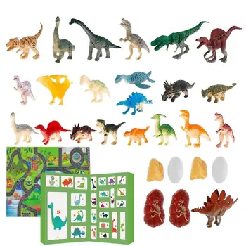 Kalėdų Advent Calendar Dinosaur Žaislai Švietimo Žaislas Dinozauras Advento Kalendorius Kalėdų 24 Dienų Atgalinės Atskaitos Dovanų Dėžutėje Vaikams