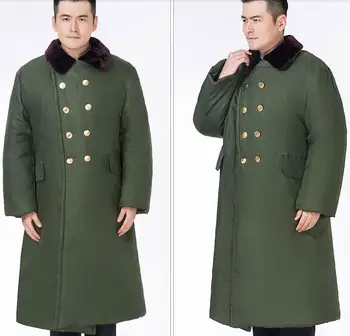 Karinės Striukė 70 Paltas Vintage Žalia Storio Vyrų Žiemą 2 KG Kinijos
