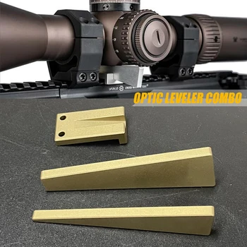 Metalo 3pcs Regos Leveler Combo Įrankių Rinkinys, skirtas Šautuvas Apimtis tikslaus Reguliavimo Aliuminio Optikos Reguliuoti Lygiava Monokliai Sumontuoti