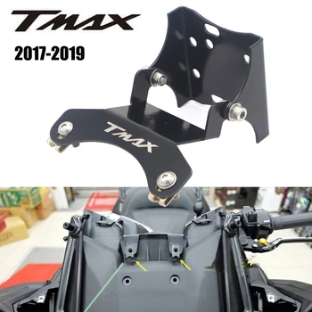 Motociklo Priekinio stiklo Navigacijos Laikiklis, USB kroviklis mobiliojo telefono montavimo Laikiklis YAMAHA TMAX 530 T-MAX 530 2017-2019