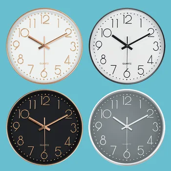 Mute Sieninis Laikrodis Kūrybos Trimatę Skaitmeninę Skalę Sieninis Laikrodis Jokių Skylių Minimalistinio Laikrodis Už Kambarį, Namų Puošybai