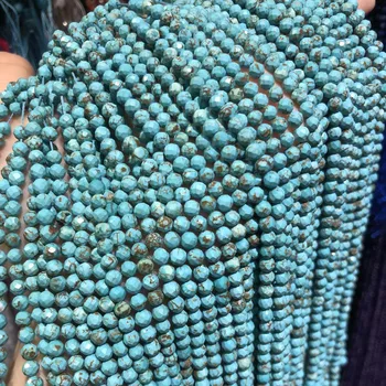 Natūraliai mėlyname Turquoises Karoliukai, Aukštos Kokybės Natūralaus Akmens Skyriuje Turas Prarasti Karoliukai Personaliz Mados Rankų Fine Jewelry