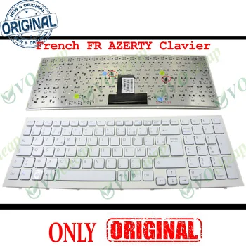 Naujo Nešiojamojo kompiuterio klaviatūra Sony VPC-EB VPC EB EB11 EB12 EB15 Balta SU Rėmu prancūzijos FR AZERTY Clavier - 148793441 V111678B
