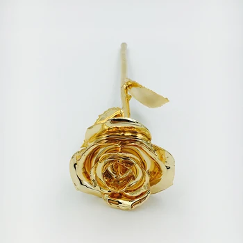 Nekilnojamojo Pobūdžio Rose 24k Aukso Artimųjų Rose Dirbtinių Rožių Gėlių, Dovanų Dėžutėje Raudonas Auksas Pakilo Mylėtojas