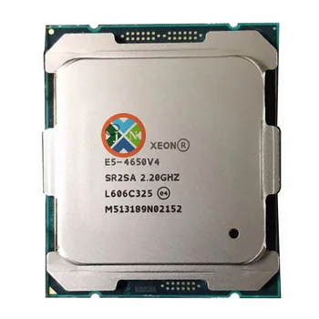 Originalus Xeon CPU E5-4650V4 2.20 GHz 14 Šerdys 35M LGA2011-3 E5-4650 v4 procesorius E5 4650v4 nemokamas pristatymas E5 4650 v4