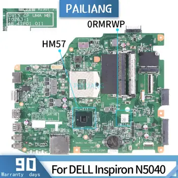 PAILIANG Nešiojamojo kompiuterio motininė plokštė, Skirtas DELL Inspiron N5040 Mainboard 10263-1 0RMRWP Core HM57 DDR3
