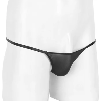 Pearl T-back G-string Thong Mens Kietas Maža Maža u Apatiniai Vien Maišelis Micro Bikini Trumpikės Bailys Kelnaitės Gėjų Underpant A50