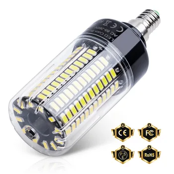 Power LED E27 Kukurūzų Lemputės, LED Lempos 110V Bombillas E14 Namų Lemputės 220V B22 lampada, LED Apšvietimas, 3.5 M 5W 9W 7W 12W 15W 20W 5736