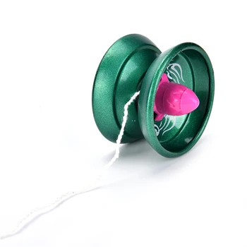Profesionalus Dizainas Guolių String Yo-Yo Kamuolys Apgauti Atsitiktinių Spalvų Berniukų Vaikas Aliuminio Lydinio yo yo, Žaislai