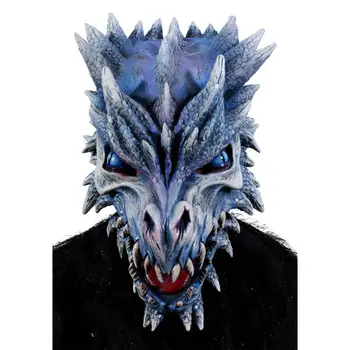 Reneecho Ledo Drakonas Suaugusiųjų Kaukė Mados Halloween Mask Vyrai Latekso Kaukės