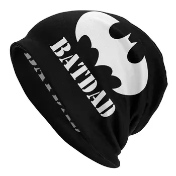 Super Batdad Gpgb Herojus variklio Dangčio Skrybėlės Megzti Skrybėlę Skullies Beanies Skrybėlę Dovanos Tėtis Unisex Suaugusiųjų Pavasario Šiltas Daugiafunkcį Kepurės