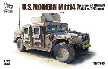 T-MODELIS TM7203 1/72 U S HMMWV M1114 FRAG5 Modelio Rinkinio Surinkti