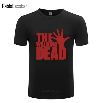 The Walking Dead Naujovė vyriški T-Shirt Marškinėliai Vyrams shubuzhi Naujas Trumpas Rankovės O Kaklo Medvilnės Atsitiktinis Viršų Tee