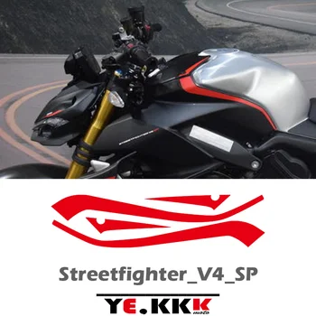 Už Ducati Streetfighter V4SP/V4 Bako Lipdukas, Decal Dizaino PANIGALE SP Pritaikoma Spalvos Raudona Matinė Juoda Matinė Raudona
