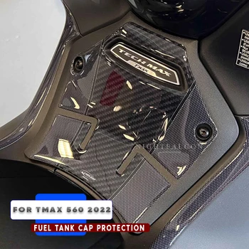 Už yamaha tmax 560 2022 Centrinio pedalo apsaugos Lipdukas 3D Bakas trinkelėmis Lipdukai Naftos Dujų Raštas Dangčio Apdaila
