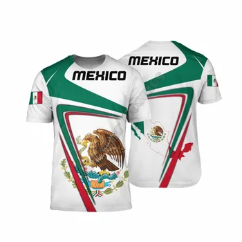 Viking Meksika 3D atspausdintas T-shirt vyrai moterų streetwear Harajuku hip-hop trumpas rankovės 2021 naujas