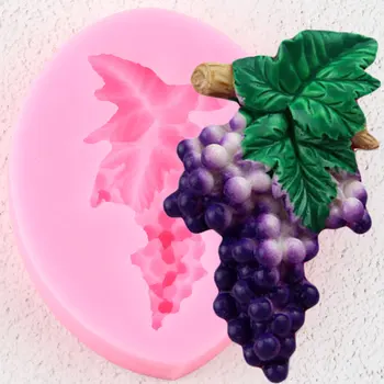 Vynuogių Lapų, Šakų Silikono Formos Minkštas Tortas Dekoravimo Priemonės 