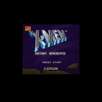 X-Men - Mutantas Apokalipsės 16 bitų Didelis, Pilkos spalvos Žaidimo Kortelės JAV NTSC Žaidėjas