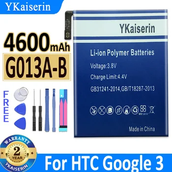 YKaiserin G013A-B 4600mAh Bateriją HTC 